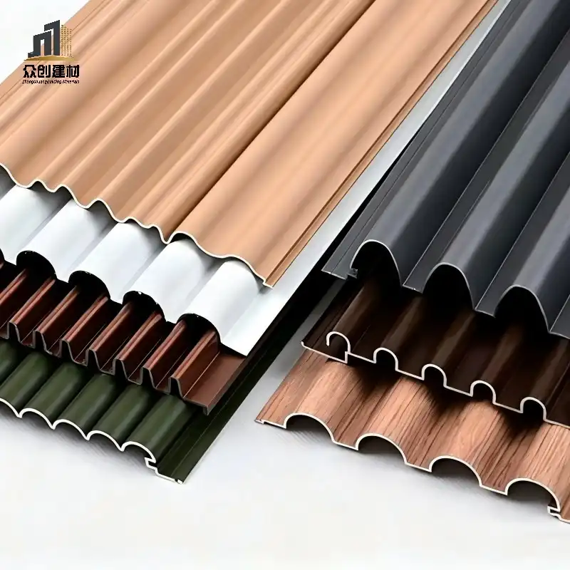 extruded aluminum wave panel